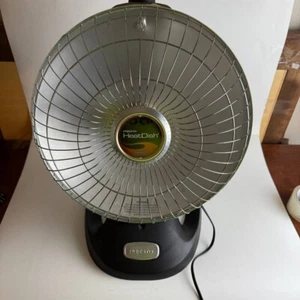 Presto Heat Dish Tilt Parabolic Electric Heater Black 0792801 / READ DESCRIPTION - Picture 1 of 7