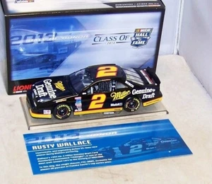 1:24 ACTION 1994 #2 MILLER GENUINE DRAFT HALL OF FAME RUSTY WALLACE LOW DIN #22 - Picture 1 of 10