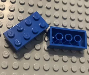 Lego 1x 3001 3001 alter blauer Stein 4x2 Space 493 487 6970 497 - Bild 1 von 2