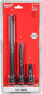 49-66-6715 Set di prolunghe per azionamento da 1/2" 3 pezzi Shockwave Impact Duty - Foto 1 di 12