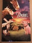 Babe original poster double sided 1995 27x 41 pink pig farm talking animal