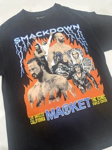 2021 WWE Smackdown Staples Center Chinatown Market Staples Center Event T-Shirt - Picture 1 of 5