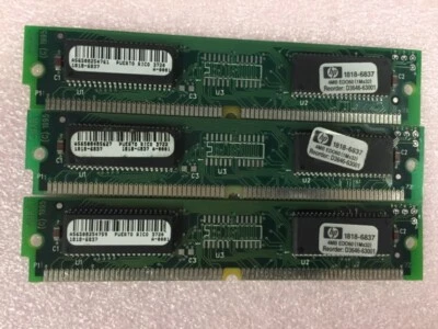 1818-6837 HP 32MB Simm Non Parity EDO Memory lot of 3 - Image 1 of 4