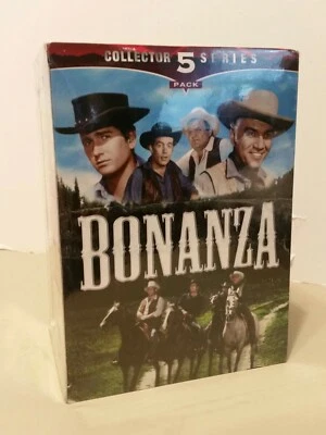 Bonanza Collector Series 5 Pack VHS, NEW Factory Sealed Package  - Image 1 of 4