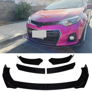 Spoiler anteriore nero lucido labbro spoiler anteriore per Toyota Yaris GR - Foto 1 di 15