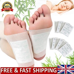 10Pcs (5Pair) Detox Foot Patches Pads Body Toxin Feet Slimming Cleansing Herbal - Picture 1 of 12
