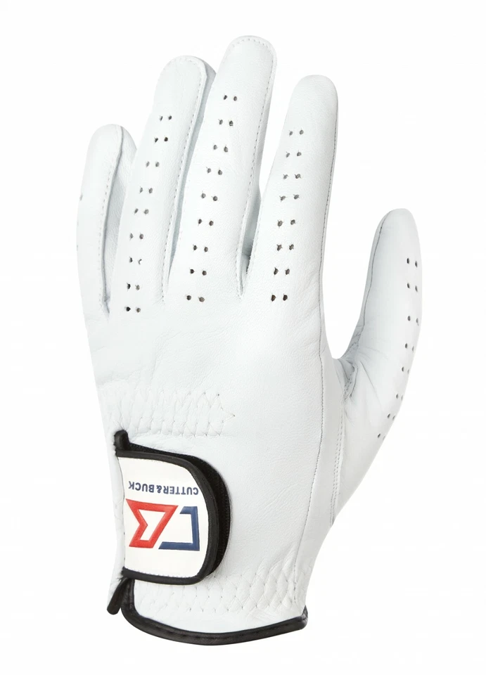 6 x Cutter & Buck Mens Premium Leather Golf Glove MLH To Be Worn Left Hand - Image 1 of 1