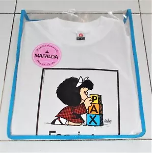 T-shirt MAFALDA di QUINO - PAX Facciamo pace - NUOVA Salani Tg M maglietta - Foto 1 di 2