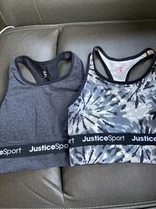 Girls Sport Bra Sz. 30 M Sport Classic NWT Pull Over Removable Pads New Two - Picture 1 of 7
