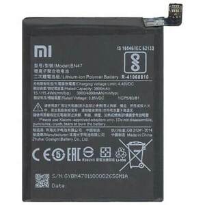 Xiaomi Batteria originale BN47 per REDMI 6 PRO, MI A2 LITE 4000mAh Pila Nuova 