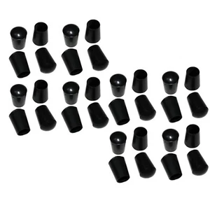 32 Pcs 1/2" Chair Leg Caps Feet Cover Pads Furniture Table Floor Protectors - Picture 1 of 2