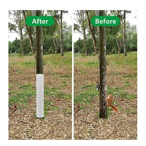 Tree Trunk Protector Plastic Tree Bark Protector Wrap Grow Tubes - Picture 1 of 18