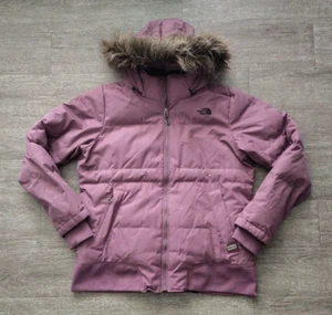 THE NORTH FACE Gänsedaunenjacke Ski 550 lila Puffer Kapuze Puderrock Damen - Bild 1 von 18