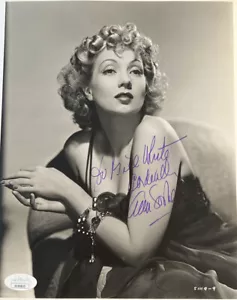 Clarence Bull Ann Sothern Original Stunning 8x10 Hand Signed Autograph JSA COA - Picture 1 of 6
