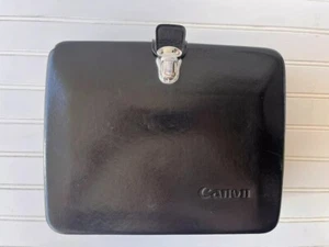 Vintage Canon Hard Leather Case Missing Strap *no Camera - Picture 1 of 10