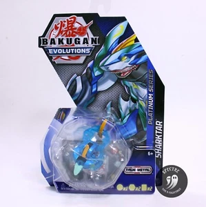 Bakugan Evolutions True Metal - Sharktar (azul) serie Platinum - Imagen 1 de 2