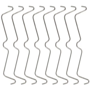 100 Pcs Storage Hooks Fastening Buckle Stainless Pegboard Locks Clips - Picture 1 of 11