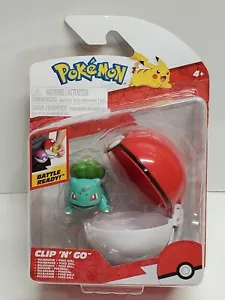 Bulbasaur Pokeball Ball Clip 'N' Go Pokemon Nintendo Jazwares 2022 NEU - Bild 1 von 12