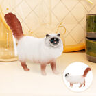  Household Cat Decors Crafts for Kids Puppet Model Doll Accessories Statue