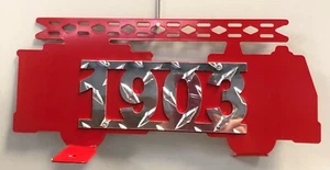 Metal Firetruck Custom Address Sign Mailbox Topper Double Sided 11" x 5" - Picture 1 of 4