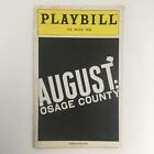 2008 Playbill August: Osage County by Tracy Letts, Anna Shapiro at The Music Box
