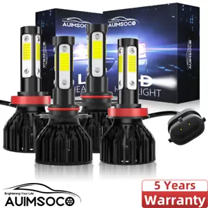 For GMC Canyon Pickup 2015-2022 LED Headlight Hi Lo Beam Bulb Xenon White 120W - Picture 1 of 11