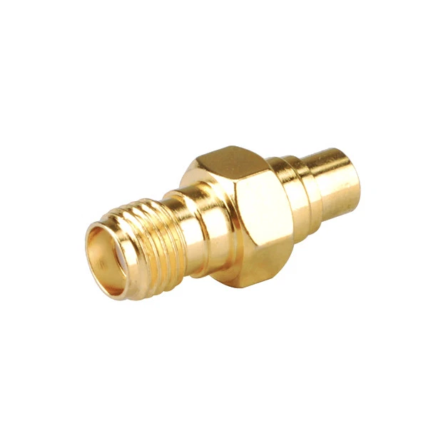SMA-MCX Adapter SMA Jack to MCX Jack Female straight coaxial coupler RF Adapter - Image 1 of 4