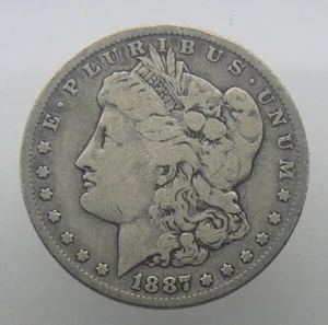 1887-O U S Silver Morgan Dollar $1 Coin 90% Silver - Picture 1 of 2