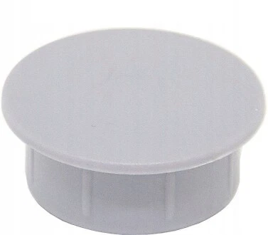 LOGISTSYSTEM 10x Abdeckstopfen für Bohrung 4 mm Grau Kunststoff Blindstopfen Abdeckkappen