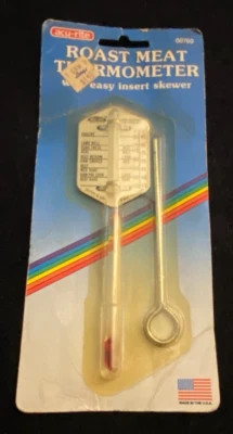 Termômetro vintage de carne assada Acu-Rite John L Chaney Instrument Co - Imagem 1 de 2