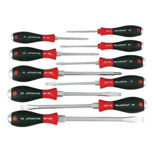 Wiha 53099 SoftFinish® Extra Heavy Duty Slotted/Phillips Screwdriver Set, 10 pcs - Picture 1 of 1