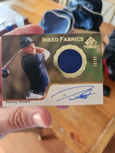 2024 SP Game Used Inked Fabrics /99 Danny Willett #IF-DW Auto. Autograph. Signed - Picture 1 of 5