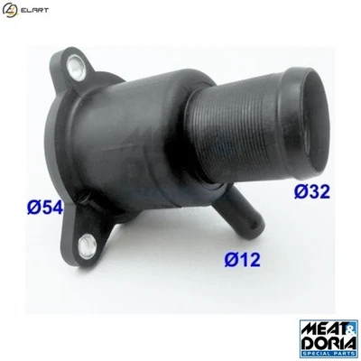 COOLANT FLANGE 93141 FOR RENAULT CLIO/II/Mk/MIO/SYMBOL SCENIC/MPV LOGAN  DACIA - Image 1 of 4