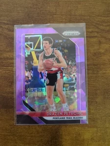 2018-19 Panini Prizm Purple IcE Prizm /149 Drazen Petrovic #275 HOF - Foto 1 di 2