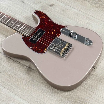 G&L USA Fullerton Deluxe ASAT Classic Bluesboy 90 Guitar, Shoreline Gold - Image 1 of 4