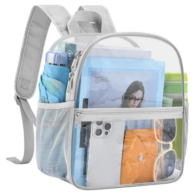 USPECLARE Clear Backpack for Stadium Approved 12×6×12, Water proof Clear Bag ... - Image 1 of 4