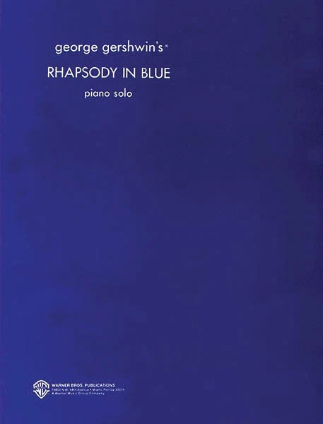 George Gershwin Rhapsody in Blue Original Piano Solo Jazz Sheet Music Book - Image 1 of 1