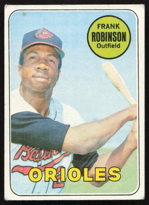 1969 Topps #250 Frank Robinson Baltimore Orioles HOF EX-EXMINT NO RESERVE! - Image 1 of 2