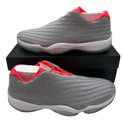 Tênis Nike Air Jordan Future baixo masculino 9.5 cinza lobo/infared 718948-023 - Imagem 1 de 4