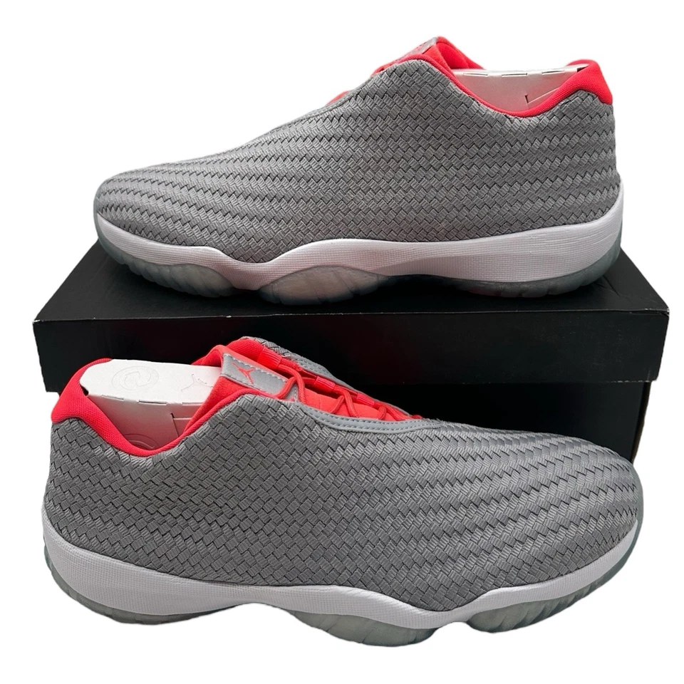 Nike Air Jordan Future Zapatos Bajos Para Hombres 9.5 Gris Lobo/Infrared Tenis 718948-023 Foto 1 de 4