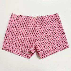 Girls Crew Cuts Cotton Chino Shorts Pink Purple Size 14 - Picture 1 of 7