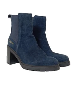 TOMMY HILFIGER Botas deslizantes Mujeres Botines Talla EU 40 azul look casual - Imagen 1 de 5