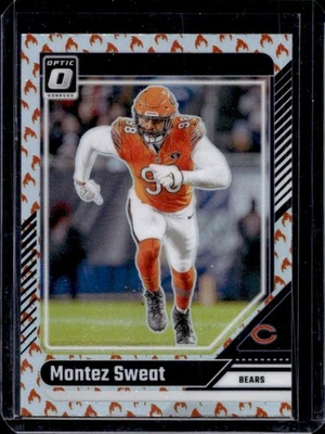 2024 Donruss Optic Montez Sweat Fire #37 Bears - Image 1 of 2