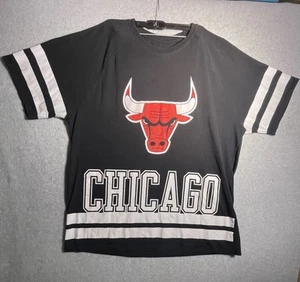 Chicago Bulls Large Logo Langarmshirt Herren Größe 2xl schwarz - Bild 1 von 11