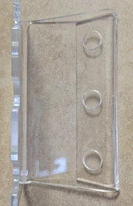 Clear Plastic Three Pen Desktop Rest put it down and take a break - Picture 1 of 3