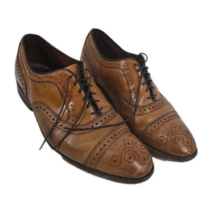 Vintage Allen Edmonds Flügelspitze Halbschuhe, Schnürschuhe, Herren Größe 9  - Bild 1 von 17