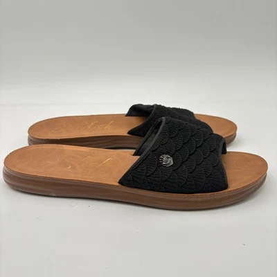 Sandalias sin cordones Blowfish Malibu negras marrones cómodas informales para mujer talla 11 Foto 1 de 4