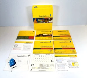 Rosetta Stone Spanish/Espanol Level 1-3 Set CD-ROM No Headphones - Tested - EUC - Picture 1 of 4