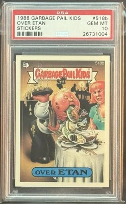 1988 GARBAGE PAIL KIDS SERIES 13 #518B OVER ETHAN PSA 10 GEM MINT - Image 1 of 2