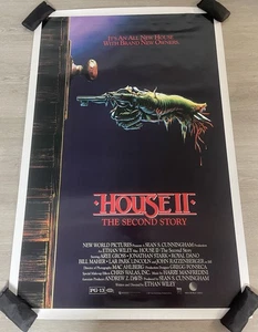 Póster original de la película “House II The Second Story” video lanzamiento promoción terror CV - Imagen 1 de 16